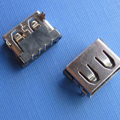 USB A type 板上10.00寬 DIP型 (焊腳:DIP, 外殼:DIP)