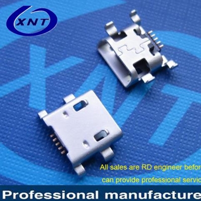 microUSB B type 5pin (Soldering feet: SMT, Housing: DIP)